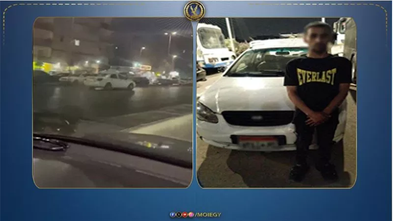 ضبط قائد سيارة أجرة بالسير عكس الإتجاه معرض حياة المواطنين للخطر بالقاهرة