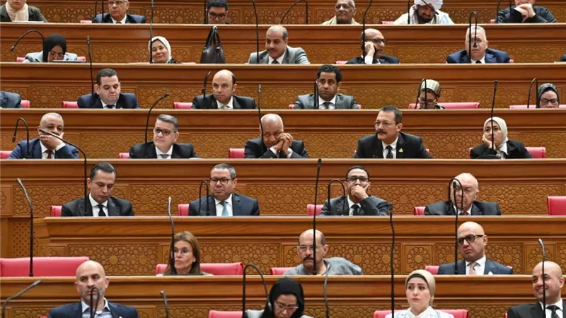 مشادة بين رئيس النواب وأحمد السنجيدي بسبب الخروج عن الجلسة