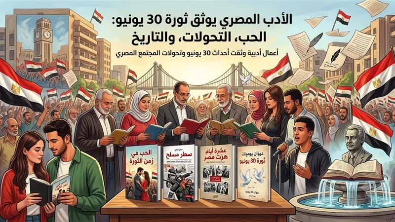 الحب في زمن الثورة.. أعمال أدبية وثقت ثورة 30 يونيو 
