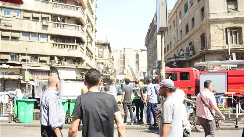 السيطرة على حريق داخل محل قطع غيار تكييفات في العتبة.. تفاصيل