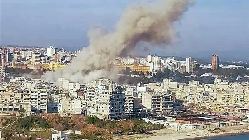 انفجار يهز دمشق.. 4 قتلى وإصابة 11 أخرون جراء انفجار بمقهى في سوريا