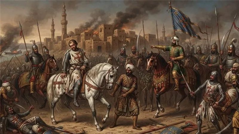 أسيرًا في قبضة المصريين.. نهاية ملك فرنسا على أرض مصر