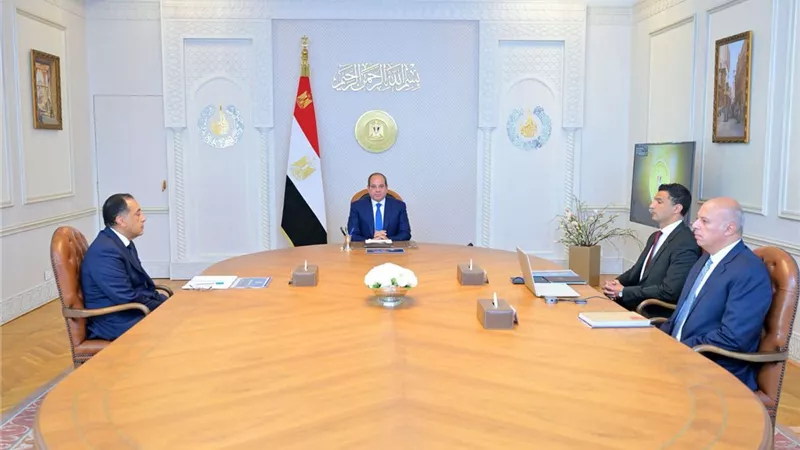 الرئيس السيسي يوجه بتعزيز اندماج مصر في سلاسل الإنتاج العالمية
