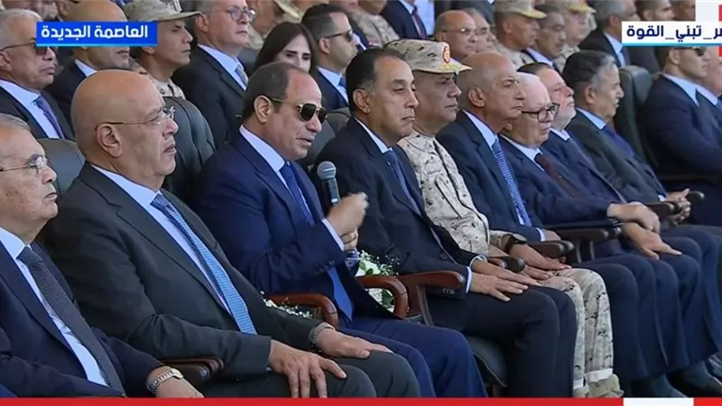 السيسي خلال استعراض إمكانيات أجهزة الدولة لمجابهة الأزمات بمقر الأوكتاجون