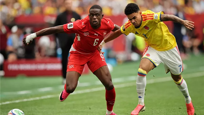 التعادل السلبي يحسم الشوط الأول بين سويسرا وكولومبيا في كأس العالم
