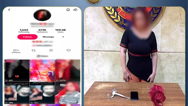 ضبط صانعة محتوى بالجيزة لنشرها فيديوهات خادشة للحياء
