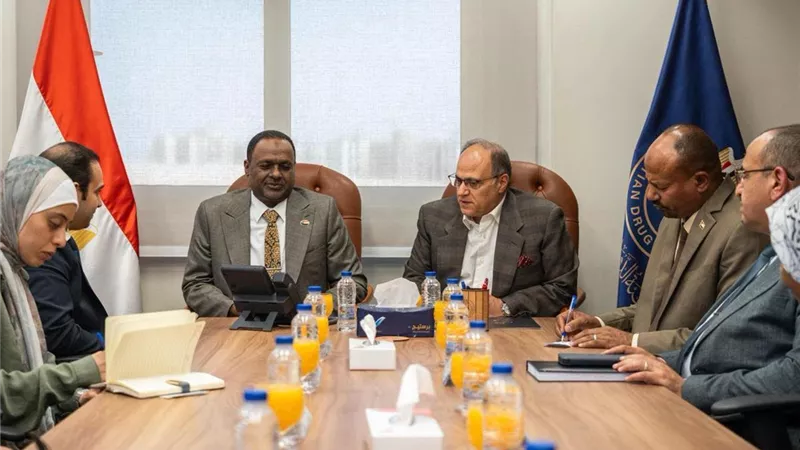 «هيئة الدواء المصرية» ووفد سوداني يبحثان تطوير التعاون في المجال الدوائي 