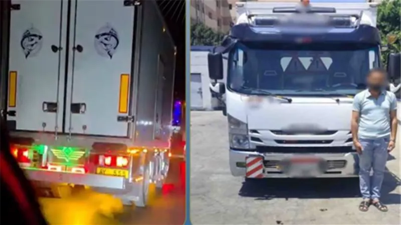 الداخلية تكشف ملابسات فيديو قائد سيارة نقل يسير برعونة في البحيرة