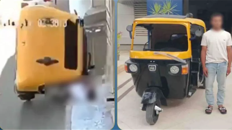 القبض على قائد توك توك بدون لوحات بعد حادث إصابة طفلين بالبحيرة 