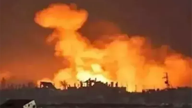 دوي انفجارات قوية في بندر عباس وجزيرة قشم جنوب إيران