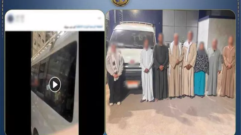 تفاصيل تداول فيديو قيام سائق ميكروباص و برفقته آخرين بإختطاف فتاة بالجيزة