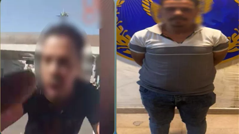 ضبط سائق ميكروباص لاعتدائه لفظيًا على قائد سيارة بالتجمع الخامس