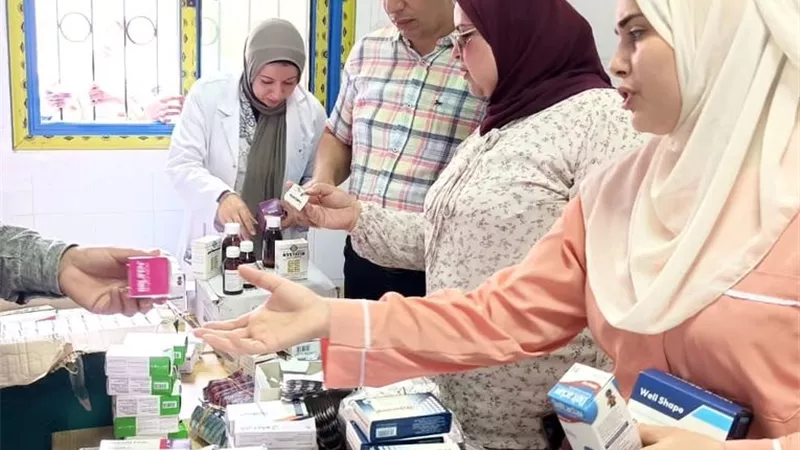 جامعة دمنهور تطلق قافلة تنموية شاملة بقرية الجنبيهي بحوش عيسى