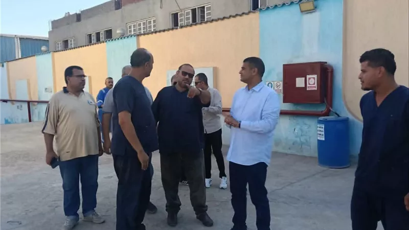 نائب محافظ الدقهلية يتفقد المنطقة الصناعية بجمصة وميدان سندوب