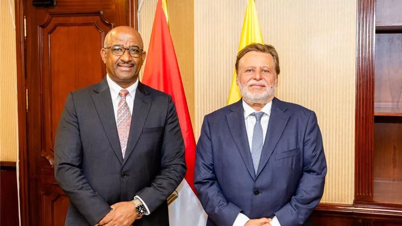 محافظ البنك المركزي يبحث مع نظيره في إسواتيني تعزيز التعاون المصرفي