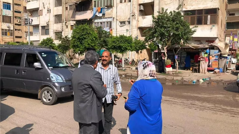 محافظ الدقهلية يوجه بإصلاح فوري لتسرب مياه بكورنيش طلخا  