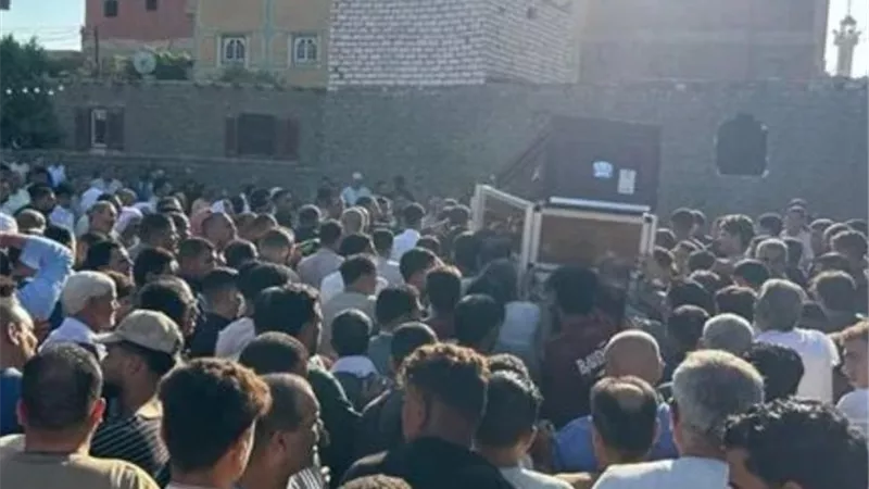 وسط حزن كبير.. أهالي الفيوم يشيعون 4 من أبنائهم توفوا في السعودية