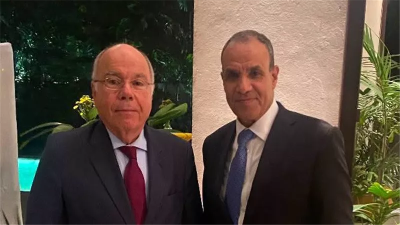 وزير الخارجية يلتقي نظيره البرازيلي ويبحثان سبل تعزيز التعاون 