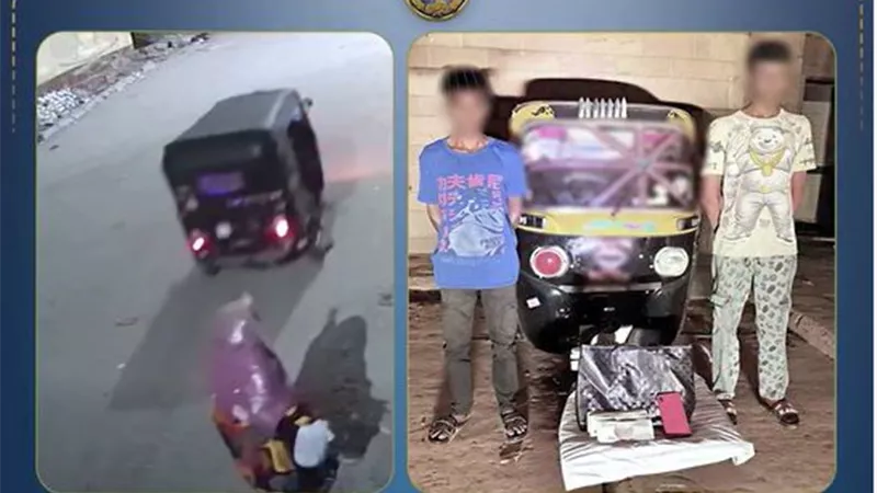 ضبط عاطلين بتهمة سرقة حقيبة سيدة في أسوان