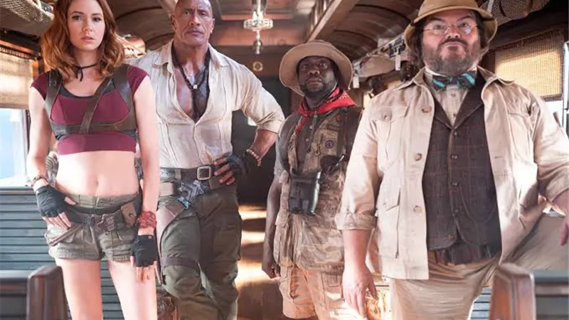 أبطال Jumanji يغادرون اللعبة ويقتحمون العالم الحقيقي في الإعلان الأول