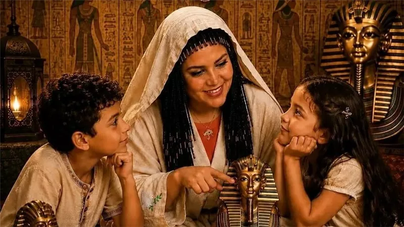 بيت العيني يروي حكاية القناع الذهبي للأطفال