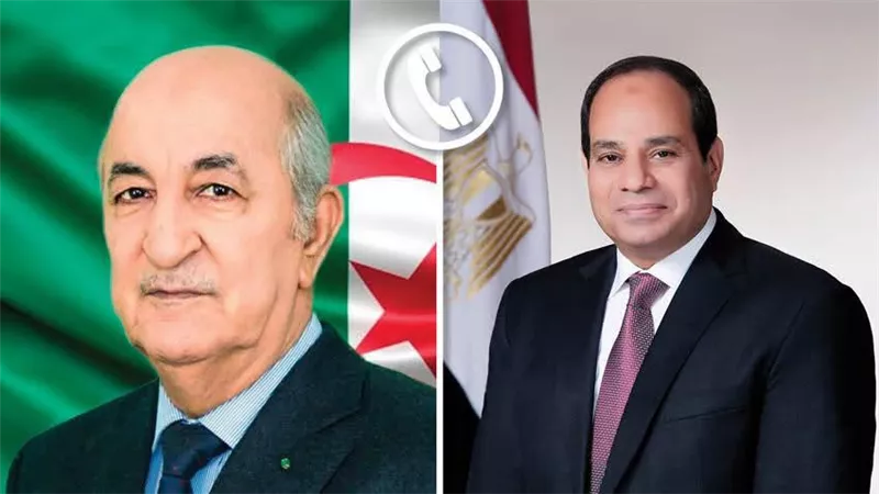 السيسي يؤكد تضامن مصر الكامل مع الجزائر في مواجهة تداعيات الحرائق