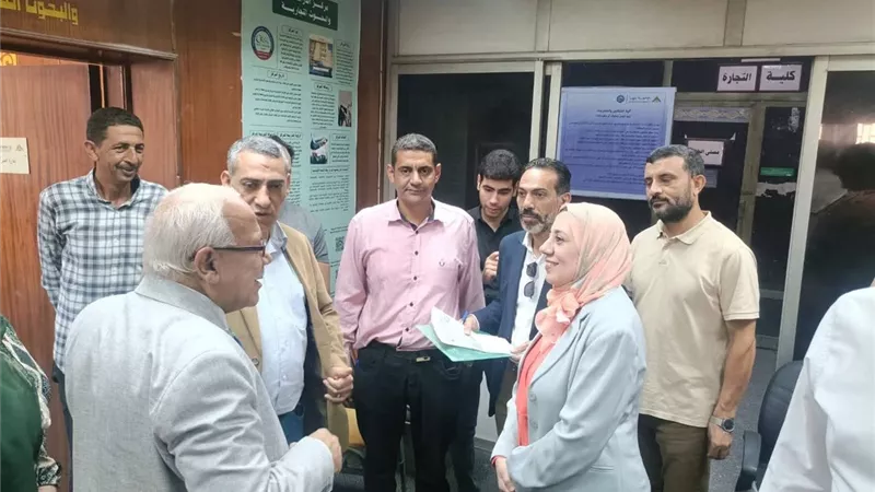 جامعة بنها تخصص أماكن انتظار مجهزة لمنع التكدس طوال فترة التنسيق