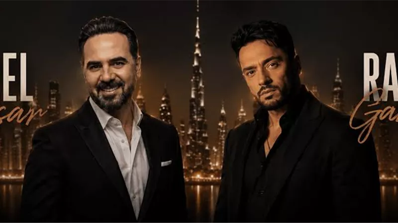 رامي جمال لأول مرة مع وائل جسار في حفل دبي 8 أغسطس