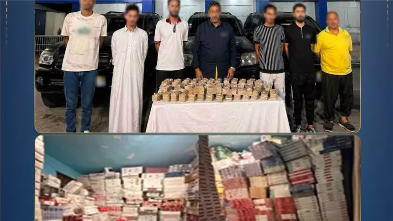 ضبط تشكيل عصابي بحوزته 500 ألف عبوة سجائر مهربة بقيمة 20 مليون جنيه