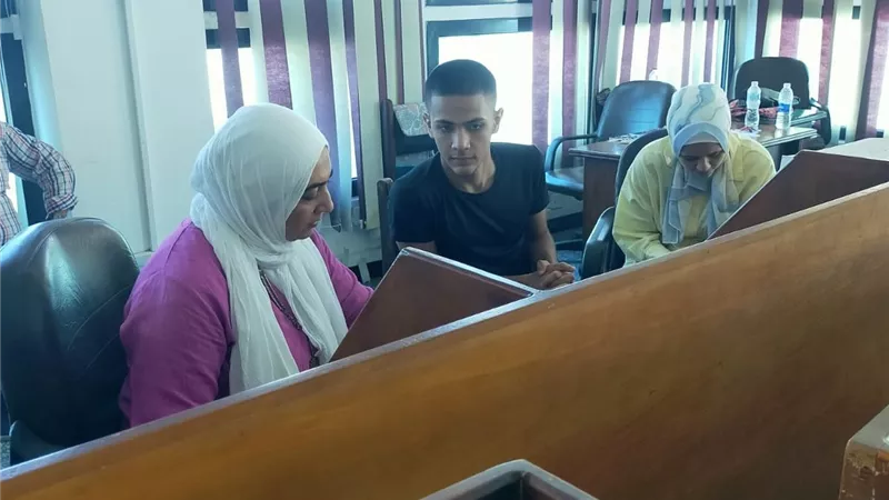 إقبال متزايد من الطلاب على معامل التنسيق الإلكتروني بجامعة دمنهور 