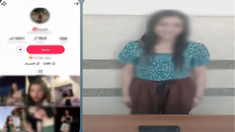 ضبط صانعة محتوى في جمصة بتهمة نشر فيديوهات خادشة للحياء