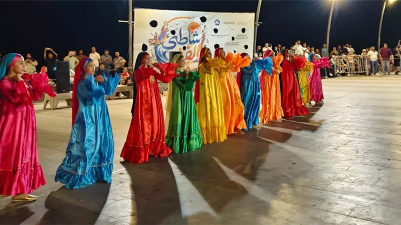فلكلور مبهج لأطفال الأنفوشي في تاسع ليالي 