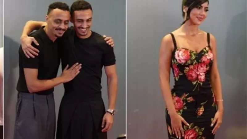  أحمد غزي وكزبرة وكارولين عزمي أبطال «محمود التاني» يحتفلون بالعرض الخاص 
