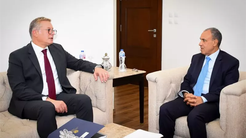وزير الخارجية يلتقي وزير البترول والثروة المعدنية لبحث الترويج للاستثمار