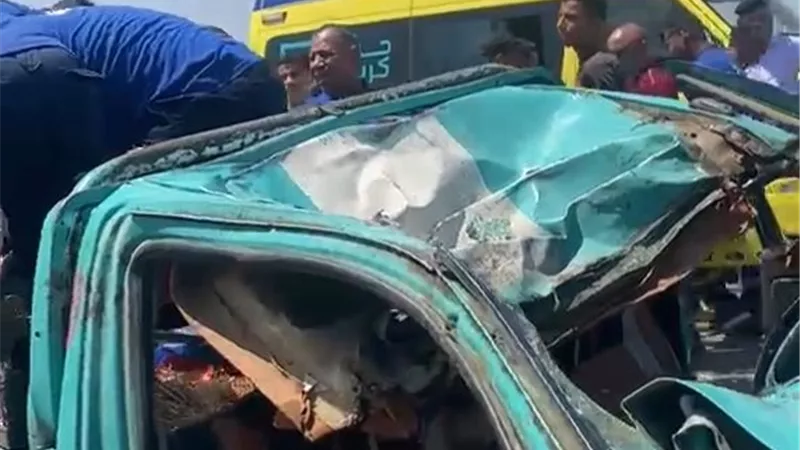 النيابة تكشف سبب حادث الدواويس  بالإسماعيلية: انفجار إطار خلفي وراء التصام