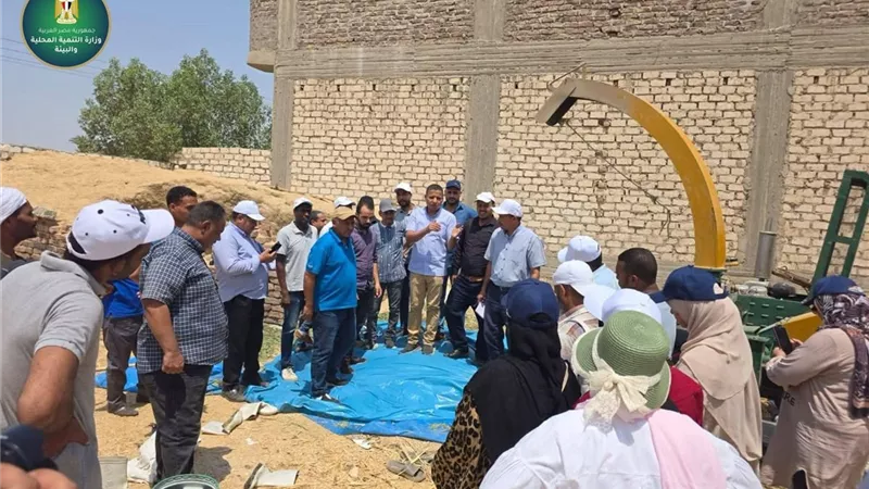 منال عوض تتابع جهود مشروع الاتحاد الأوروبي ضمن «حياة كريمة»في 120 قرية 