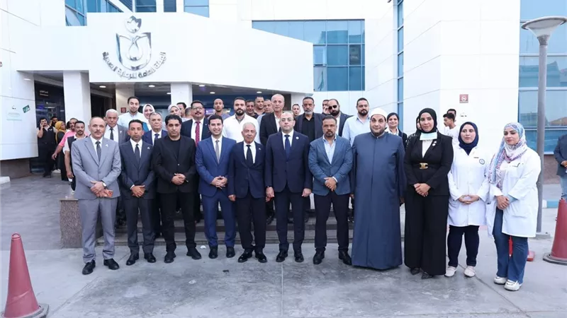 وفدين من حماة الوطن الوطن لتقديم واجب العزاء في حادث الإسماعيلية