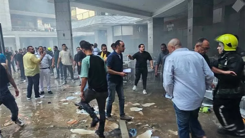 مصدر أمني ينفي سقوط مصعد في حادث انفجار أسطوانة هيليوم بمول أرابيلا بلازا