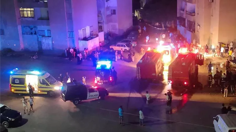 حريق ببدروم عقار في الإسماعيلية يخلف مصابين بالاختناق