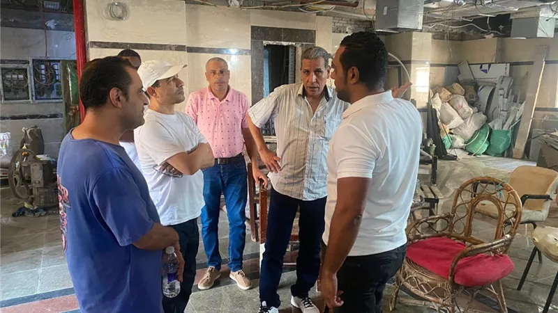 هشام عطوة يتفقد قصر التذوق الفني ويوجه بسرعة إنهاء أعمال التطوير
