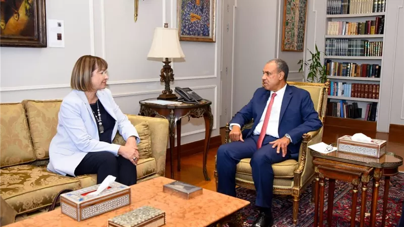 وزير الخارجية يودع منسق الأمم المتحدة في مصر لإنتهاء فترة عملها