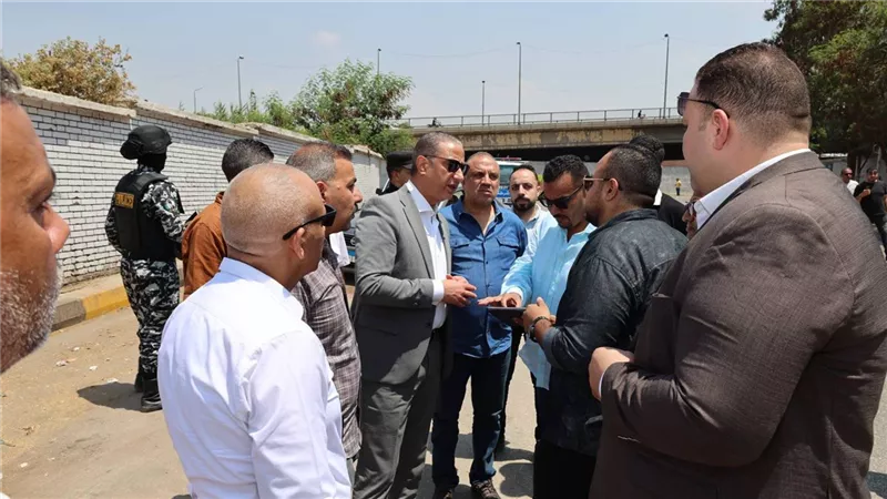 محافظ الجيزة يتفقد شارع جمال الدين الأفغاني بإمبابة لدراسة إنشاء سوق حضاري