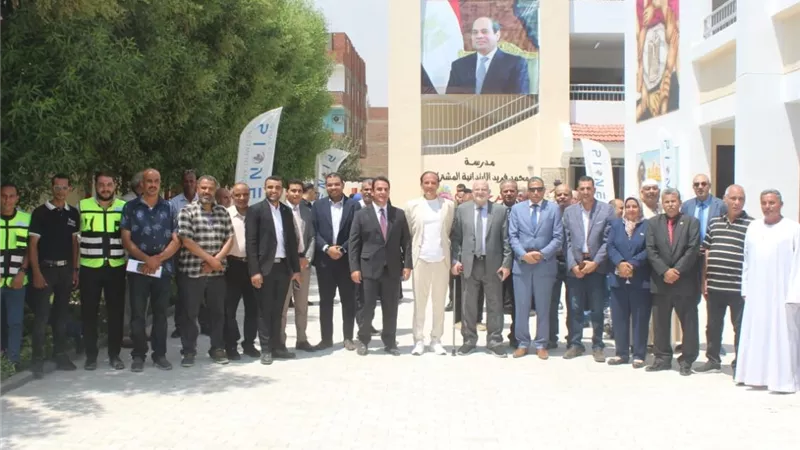 مدير «تعليم الجيزة» يفتتح مدرسة محمد فريد بالبدرشين بعد تطويرها 