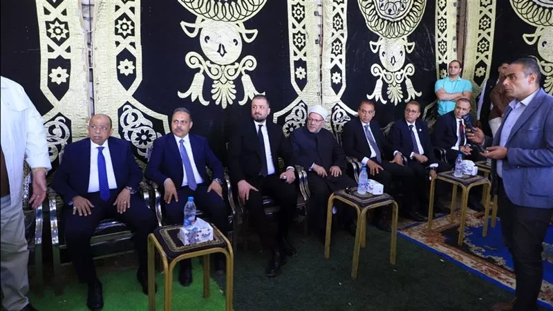 حزب الجبهة الوطنية يزور  أسر ضحايا حادث وادي الملاك بالشرقية 