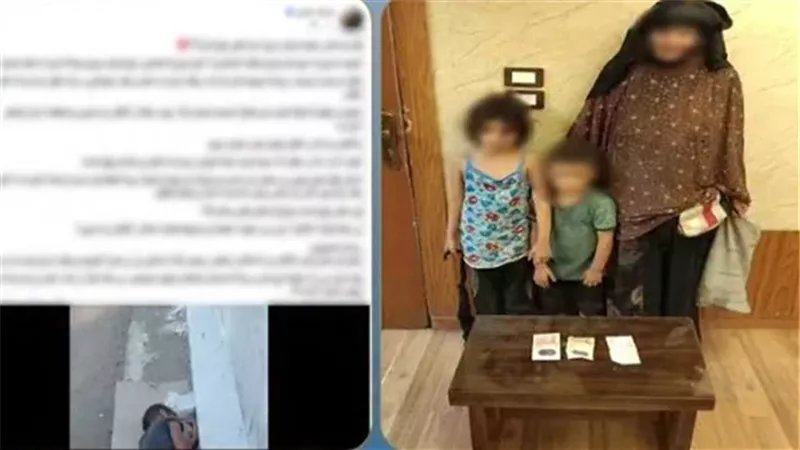القبض على سيدة بتهمة استغلال صغيرها في التسول واستجداء المارة بالغربية