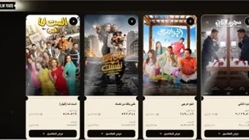 إيرادات الأربعاء محمود التاني يتصدر والست لما يحل رابعا في المنافسة
