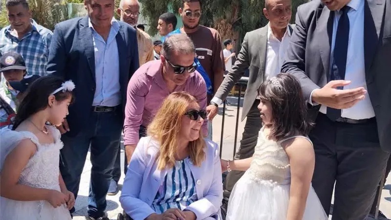 إيمان كريم تشهد مهرجان الإبداع والابتكار للأشخاص ذوي الإعاقة في بورسعيد