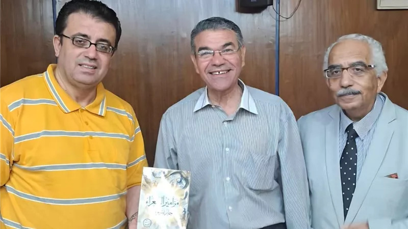 الشاعر جابر بسيوني يحتفل بصدور «مزامير الشعراء» بحضور نخبة من الأدباء