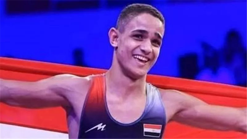 مصطفى حسين يتأهل لنصف نهائي وزن 77 كجم بدورة ألعاب البحر المتوسط