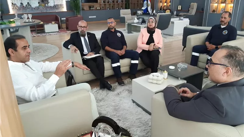 رئيس جامعة بورسعيد يبحث مع رئيس جامعة السويدي إطلاق شراكة أكاديمية وتدريبي